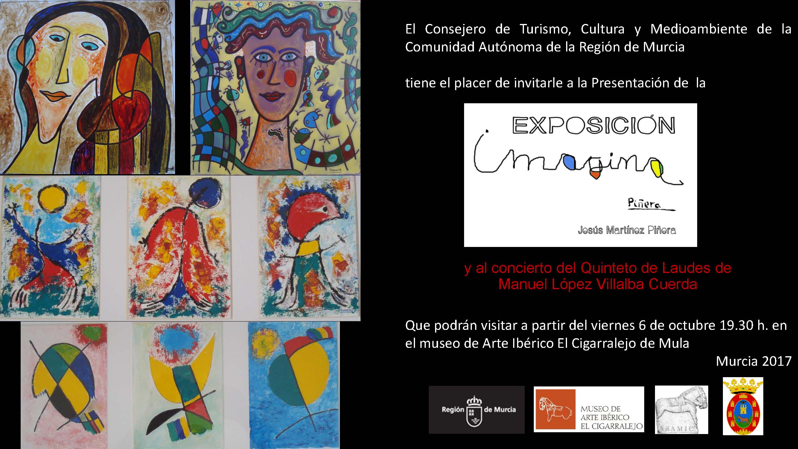 Exposición “Imagina” de Jesús Martínez Piñera en Mula