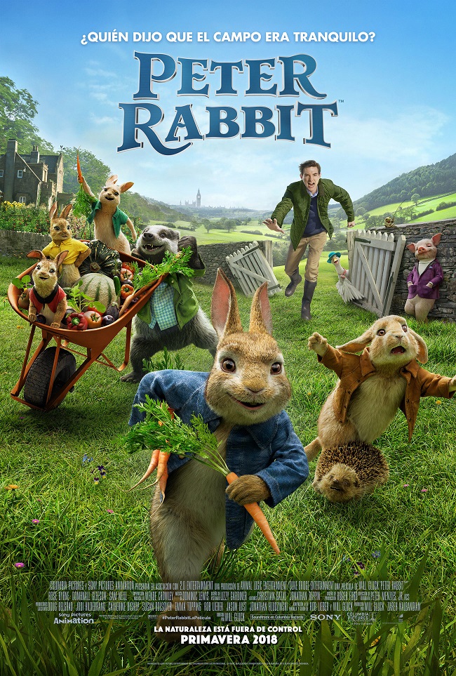 proyección Peter Rabbit en mula-teatro lope de vega