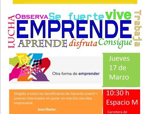 Taller Emprendimiento y Cooperativismo UCOMUR para jóvenes – 17 de marzo