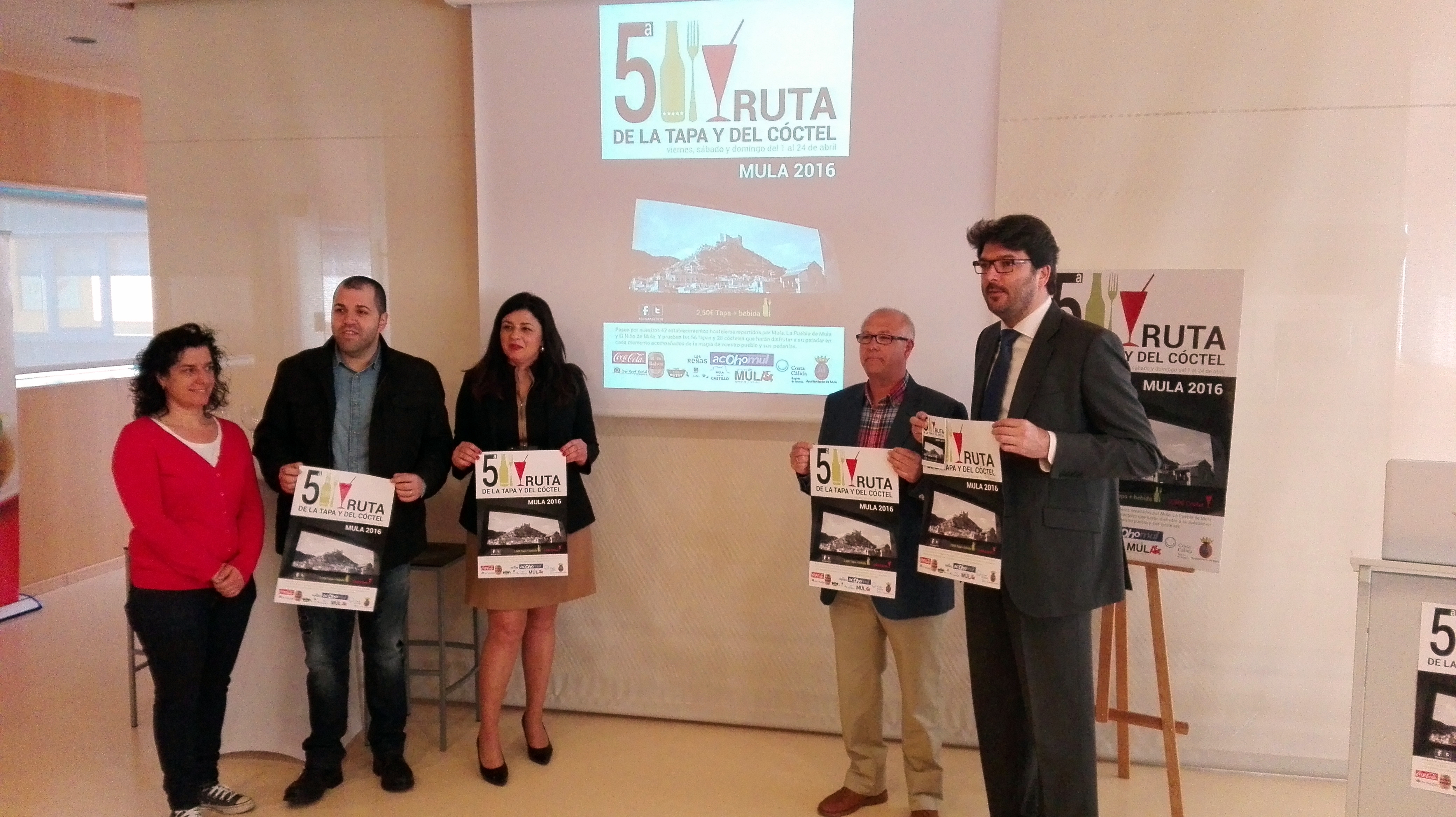 presentación V ruta tapa en centro de cualificación turística de murcia