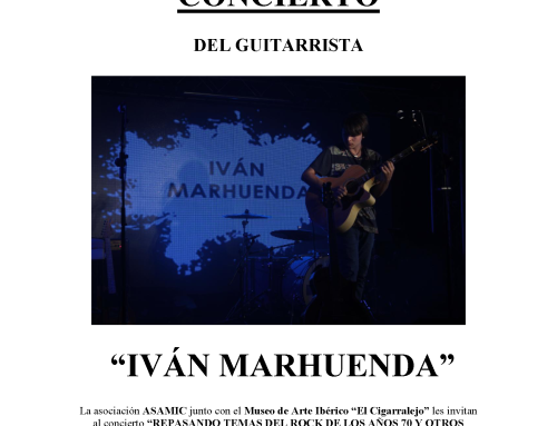 Concierto del guitarrista «Iván Marhuenda» – 30 de abril