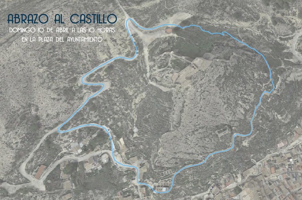 plano del abrazo al castillo