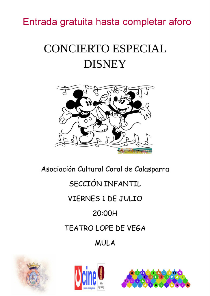 concierto Disney 1 de julio