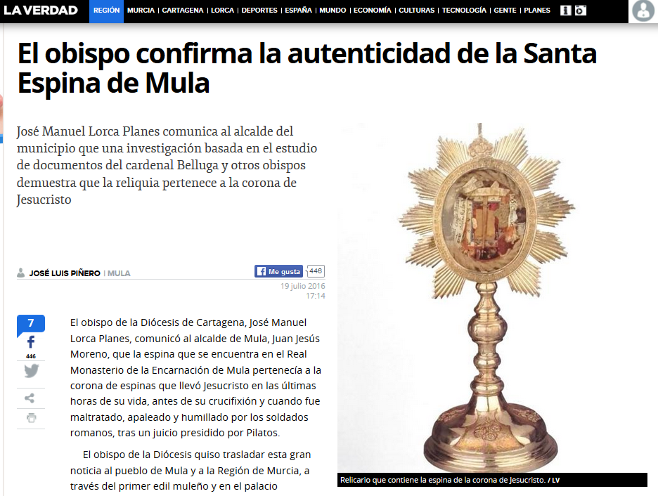 santa espina la verdad