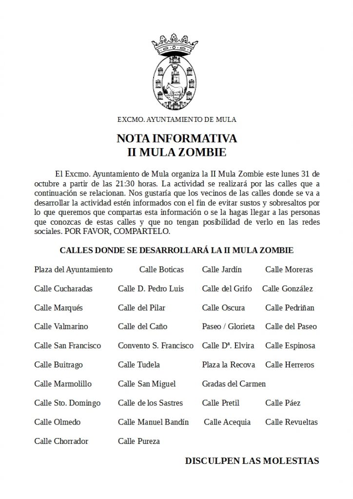 nota informativa zombie mula 2016