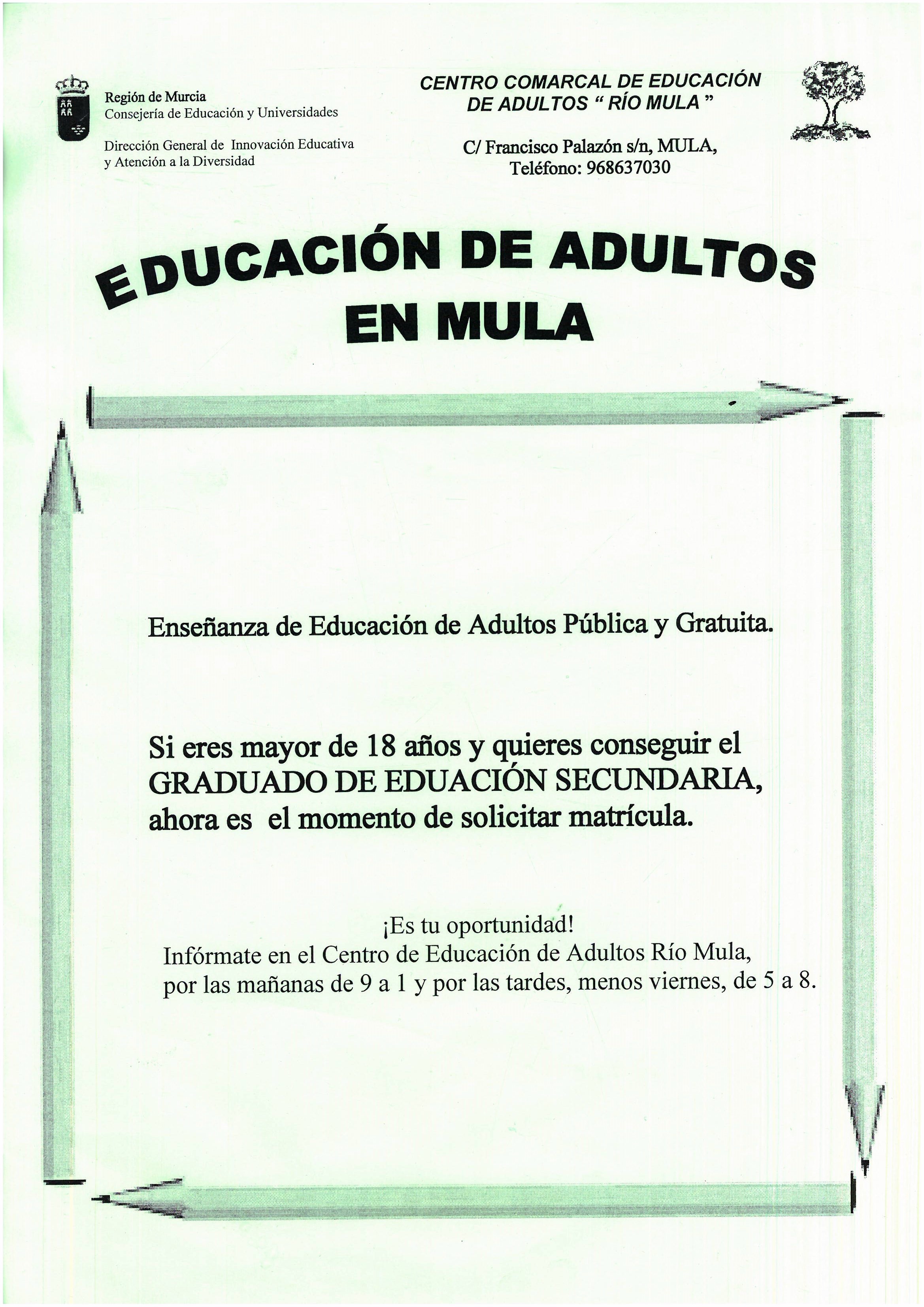 educación adultos 2016