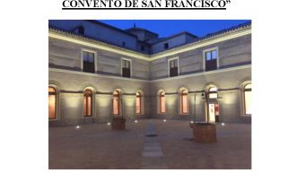 cartel conferencia restauración patio convento san francisco
