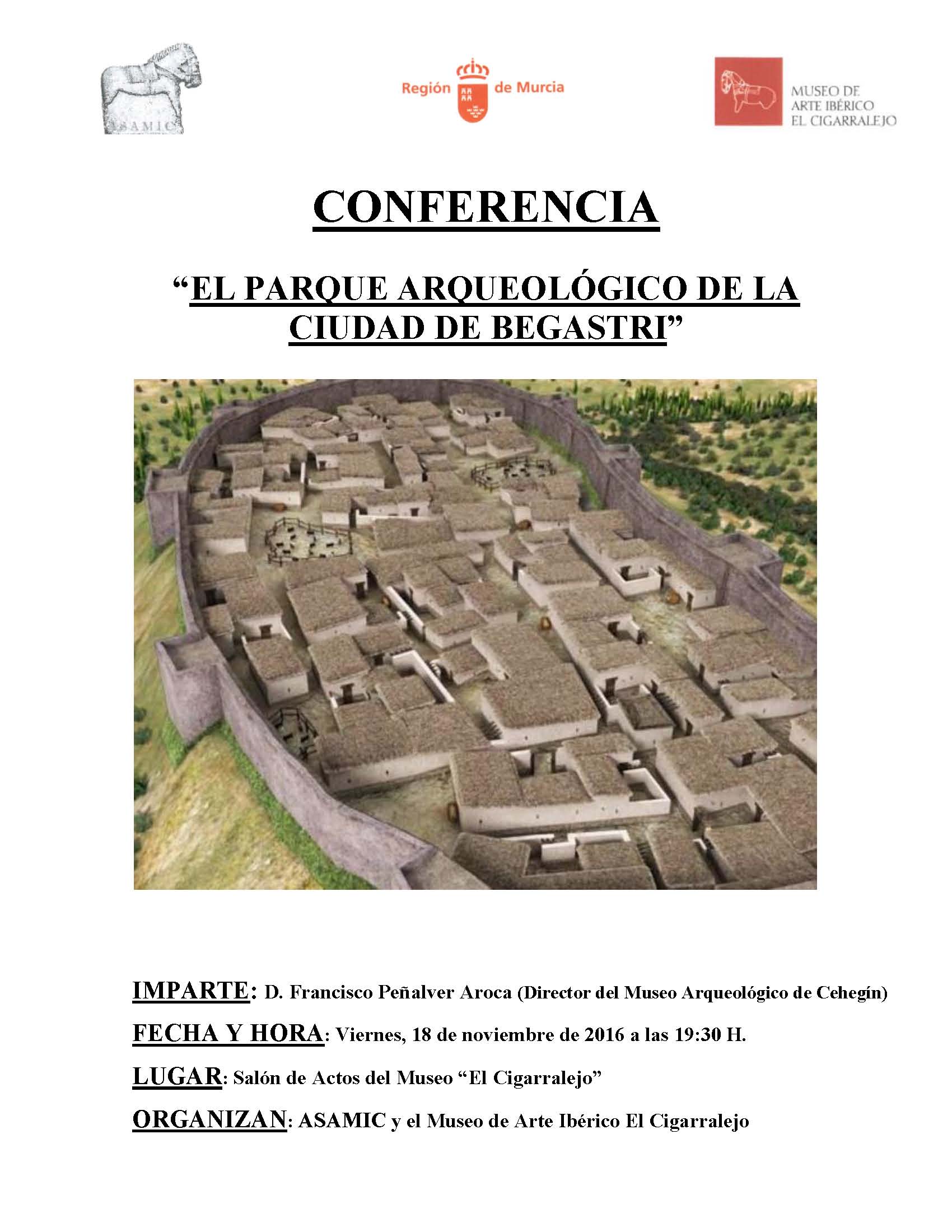conferencia "el parque arqueológico de la ciudad de Begastri"