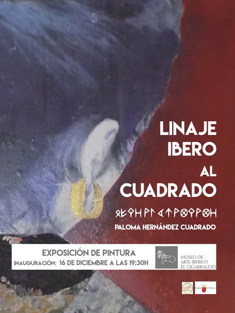 póster exposición linaje íbero