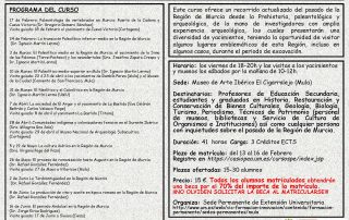 Cartel Curso Huellas Mula Feb-jun'17