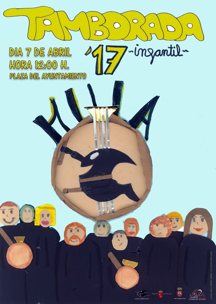cartel tamborada infantil 2017
