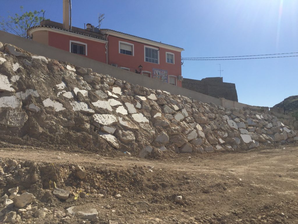 reconstrucción baños mula 