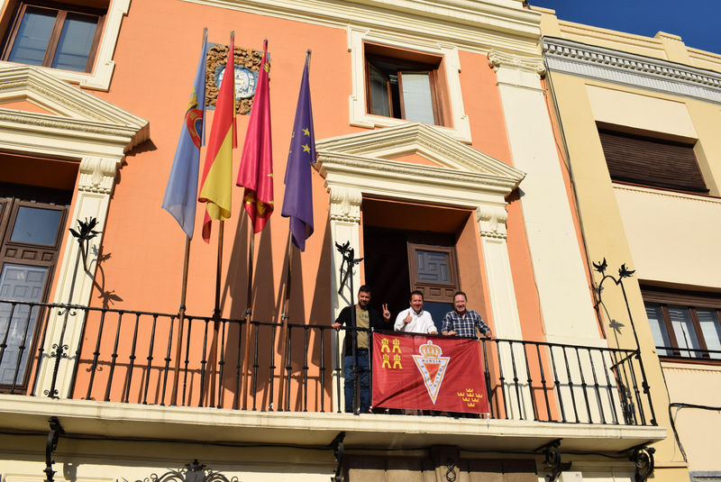 el ayto. de mula apoyando al real murcia