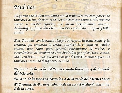Bando Tambores Semana Santa 2018