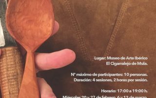 Cartel curso madera