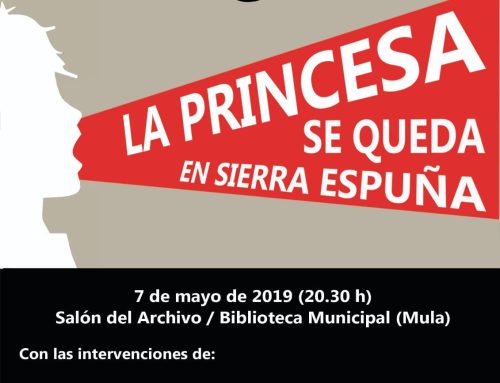 Charla: «La Princesa se queda en Sierra Espuña» – 7 de mayo