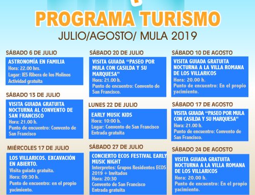Programa Turismo Julio-Agosto 2019