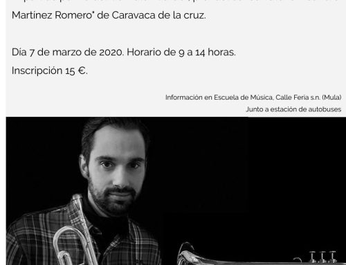 I curso de Trompeta «Ciudad de Mula» impartido por Leandro Martínez Romero – 7 de marzo