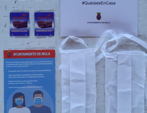 El Ayuntamiento de Mula distribuye mascarillas a los vecinos y vecinas del municipio