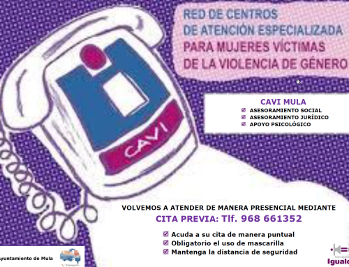 Restablecimiento Servicio de Atención Especializada para Mujeres Víctimas de Violencia de Género (CAVI) de manera presencial