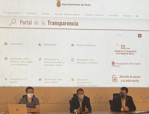 TRANSPARENCIA | El Ayuntamiento de Mula obtiene la mejor valoración de Transparencia según el Consejo de la Transparencia de la Región de Murcia entre los Ayuntamientos de menos de 20.000 habitantes de la Región de Murcia