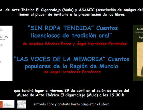 MUSEO DE ARTE IBÉRICO EL CIGARRALEJO – Presentación de libros – 29 de abril