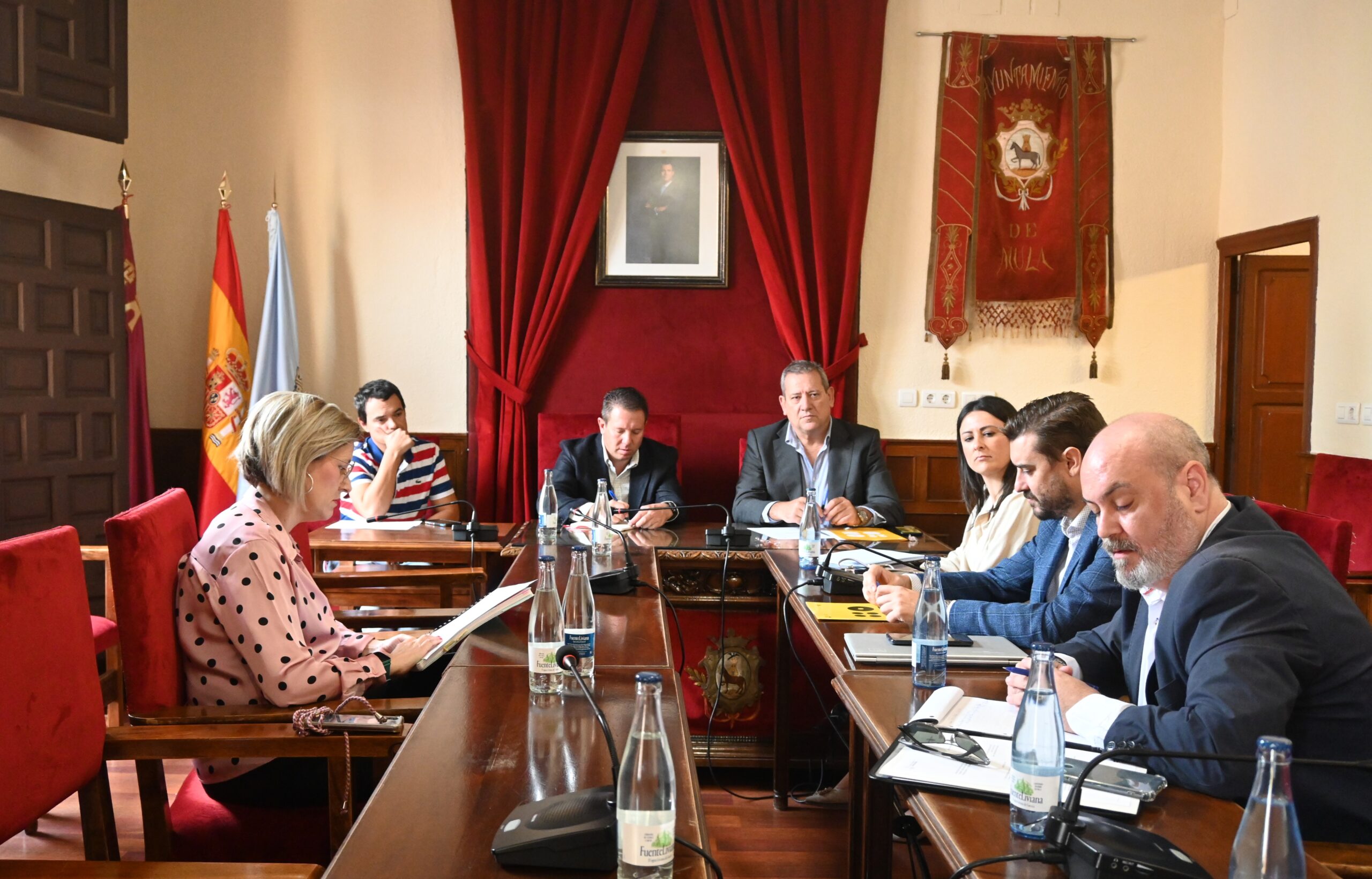 Reunión Ayuntamiento de Mula y Agencia Tributaria de la Región.