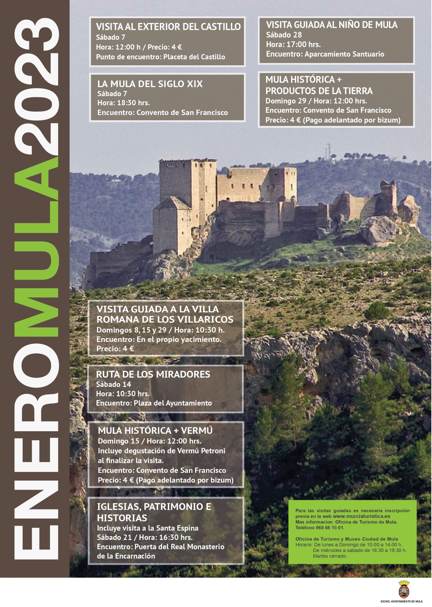 CARTEL PROGRAMACIÓN VISITAS ENERO 2023