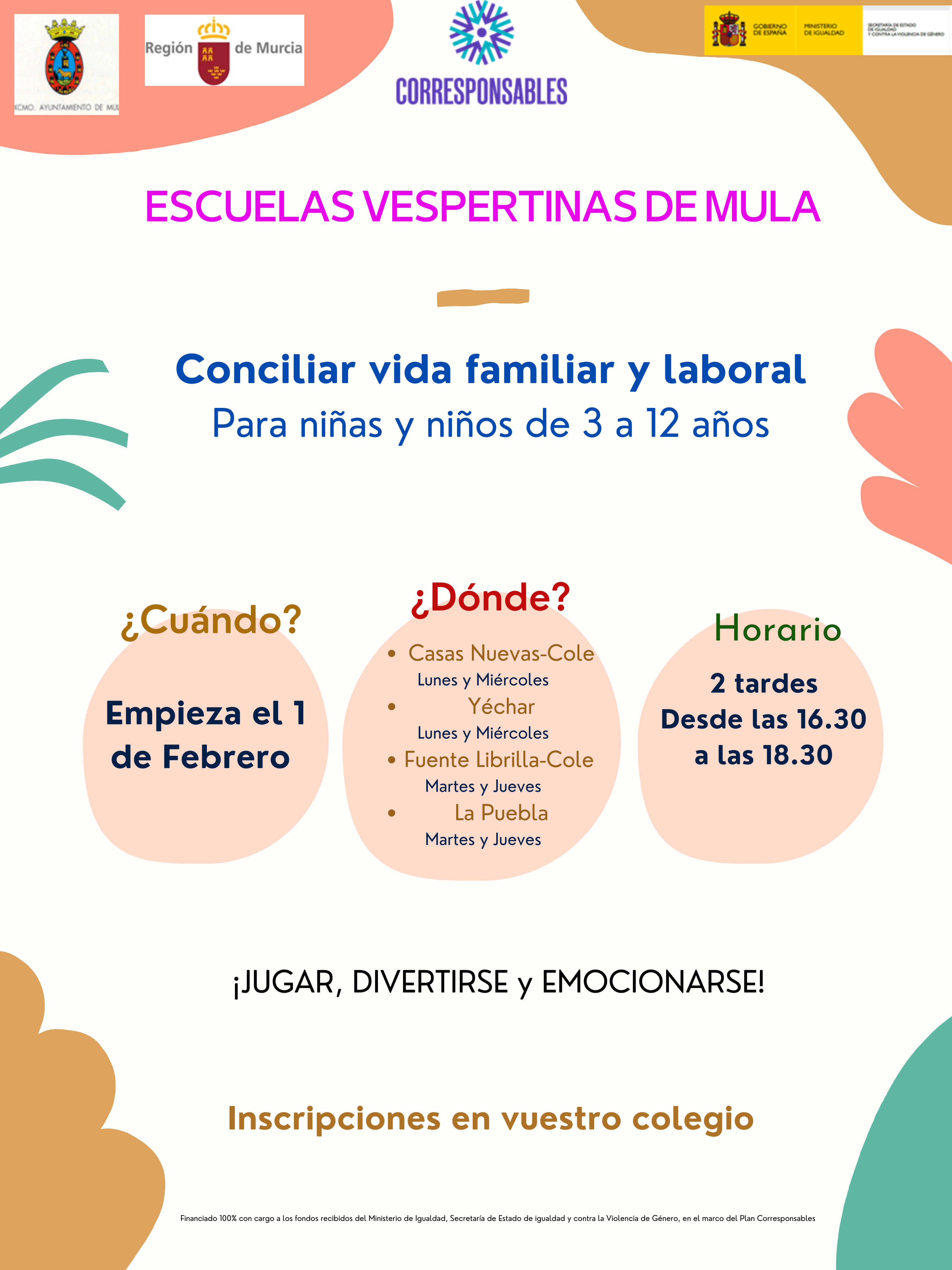 Cartel Aula Vespertina Mula 2023