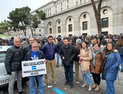 El alcalde de Mula acude a la manifestación de regantes en Madrid