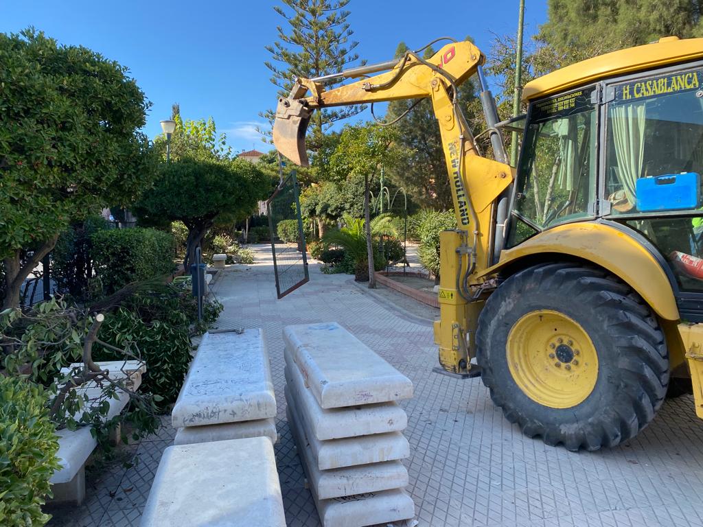Obras Glorieta del Paseo