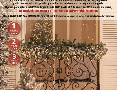 FESTEJOS | V  Concurso de embellecimiento de balcones, ventanas y terrazas con motivos navideños