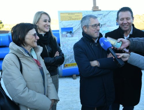 OBRAS PÚBLICAS| El secretario de Estado de Medio Ambiente visita las obras de mejora del sistema de abastecimiento de Mula