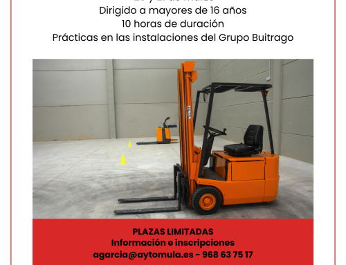 EMPLEO| Curso de Manejo Seguro de la Carretilla Elevadora gratuito – 20 y 21 de marzo