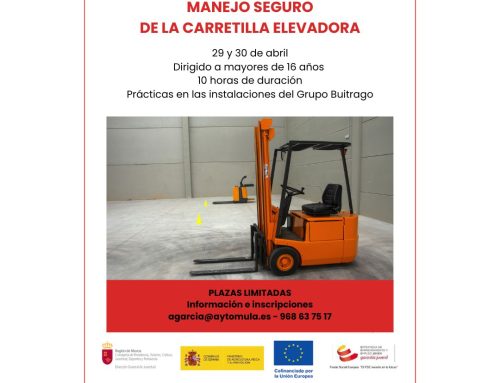 EMPLEO| Curso de Manejo Seguro de la Carretilla Elevadora gratuito – 29 y 30 de abril
